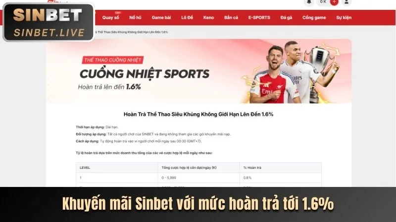 Hoàn trả casino 5mb